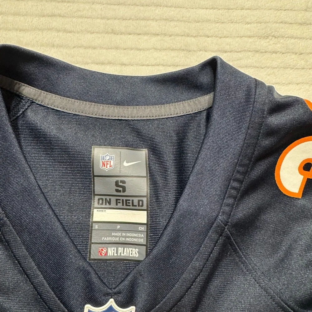 Nike Navy and Orange Men's Jersey - Picture 5 of 7